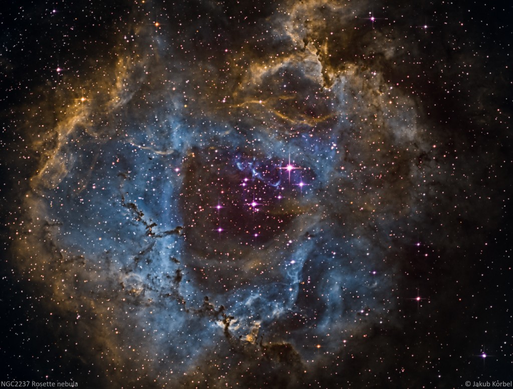 NGC2237-Rosette-2016-02-10-360s-40C-17Ha-19OIII-10SII-FL730-Hub
